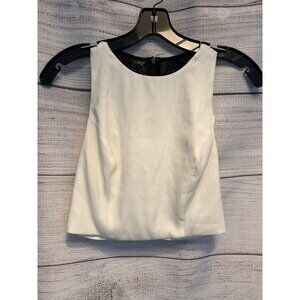 Express Sleeveless Top With Black Lace Back Detail Size XS